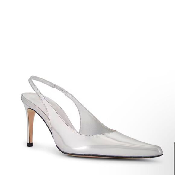 Raye Bobby Pump in Silver size 7 NEW IN BOX - Picture 1 of 12